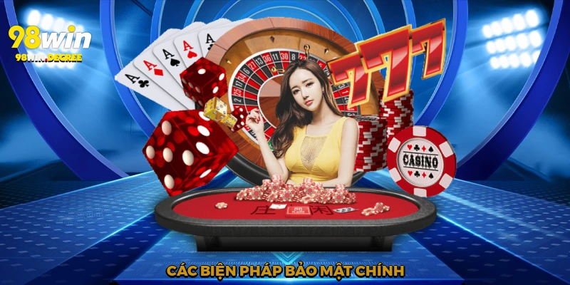 Chính Sách Bảo Mật 98Win - Lời Cam Kết Cho Người Đam Mê 1 Các biện pháp bảo mật chính