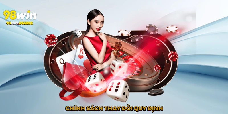 Miễn Trừ Trách Nhiệm 98Win - Quy định Quan Trọng Nên Biết 3 Chính sách thay đổi quy định